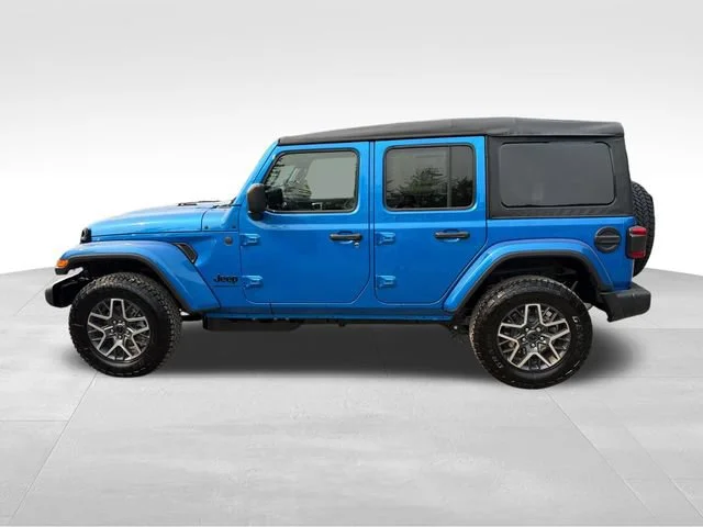 New 2026 Hydro Blue Pearl Coat Jeep Sahara image 4