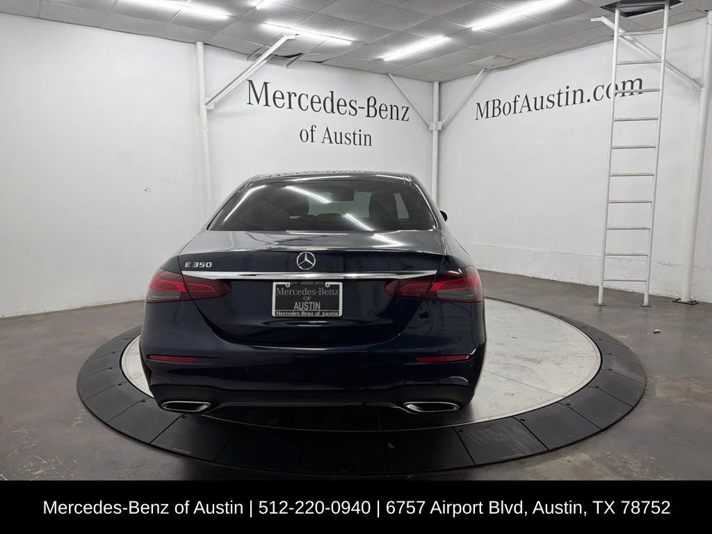Certified Used 2021 Blue Mercedes-Benz E 350 image 7