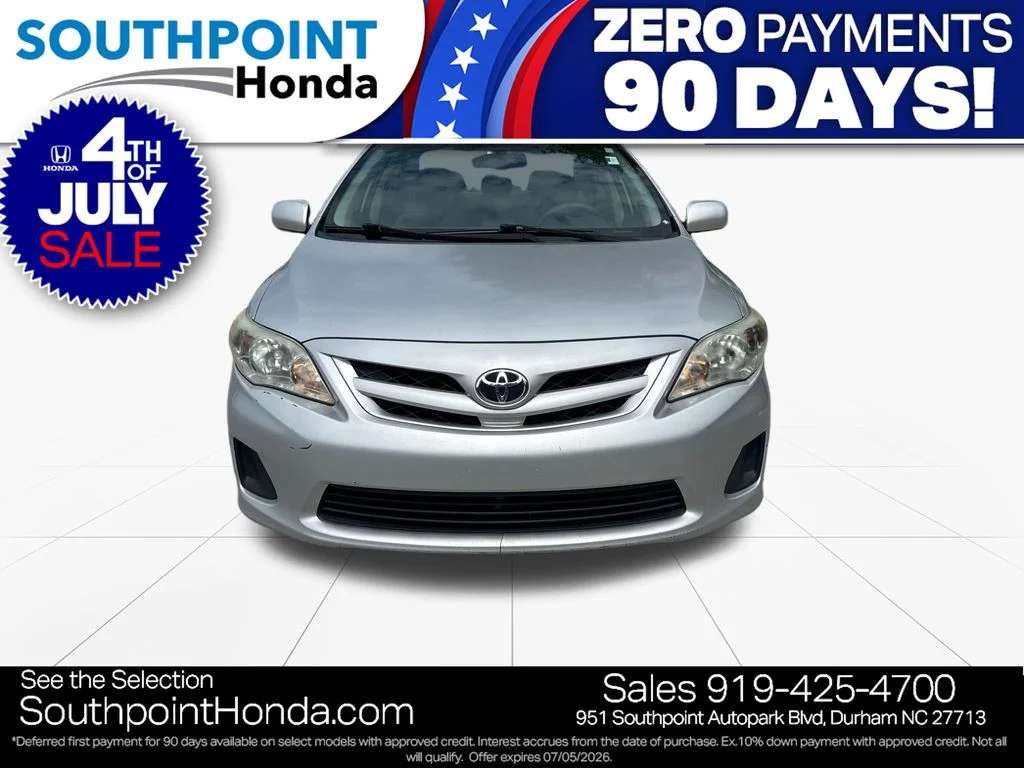 Used 2012 Toyota Corolla LE with VIN 2T1BU4EE9CC889545 for sale in Durham, NC