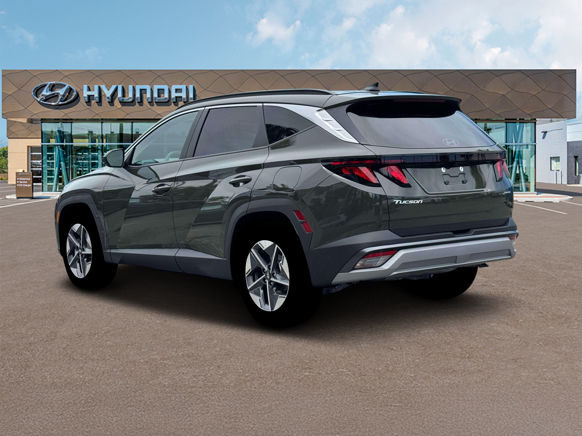 New 2026 Green Hyundai SEL AWD image 5