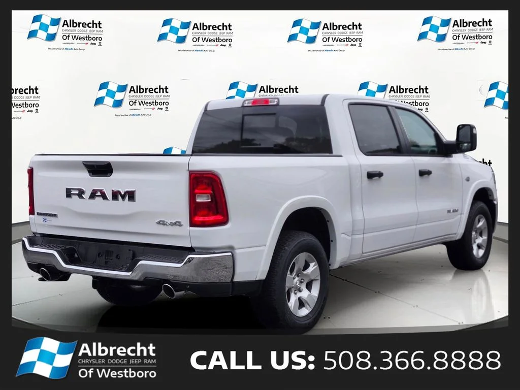 New 2026 Bright White Clear-Coat Exterior Paint RAM Big Horn/Lone Star image 5