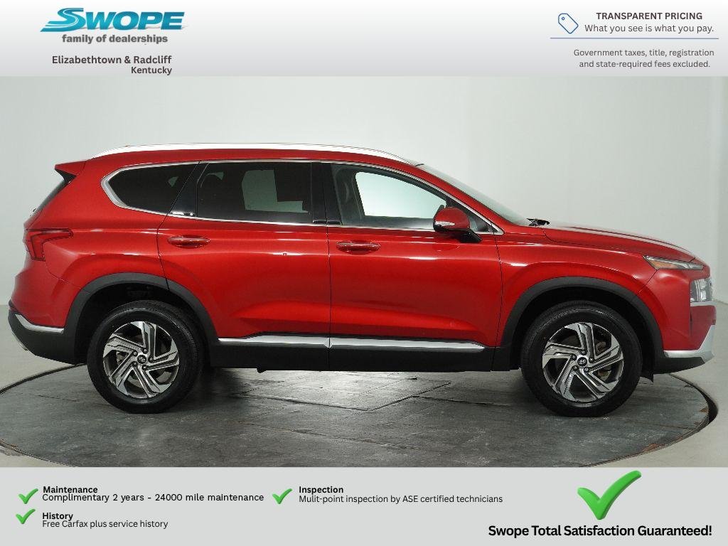 Used 2022 Calypso Red Hyundai SEL image 3