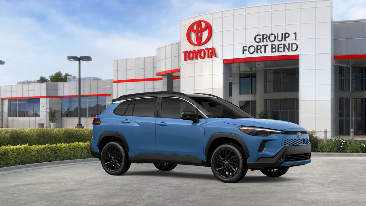 New 2026 Cavalry Blue with Jet Black roof Toyota Hybrid XSE image 14