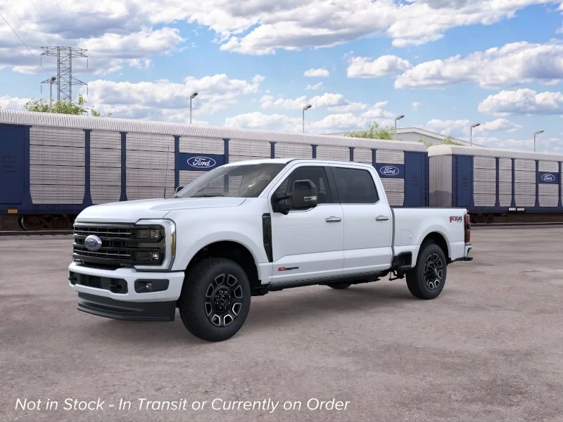 New 2026 Star White Metallic Tri-Coat Ford F-350® Platinum® image 1