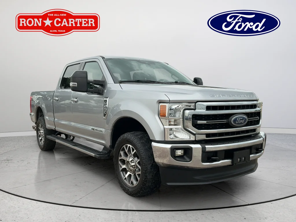 Used 2021 Silver Ford Lariat image 1