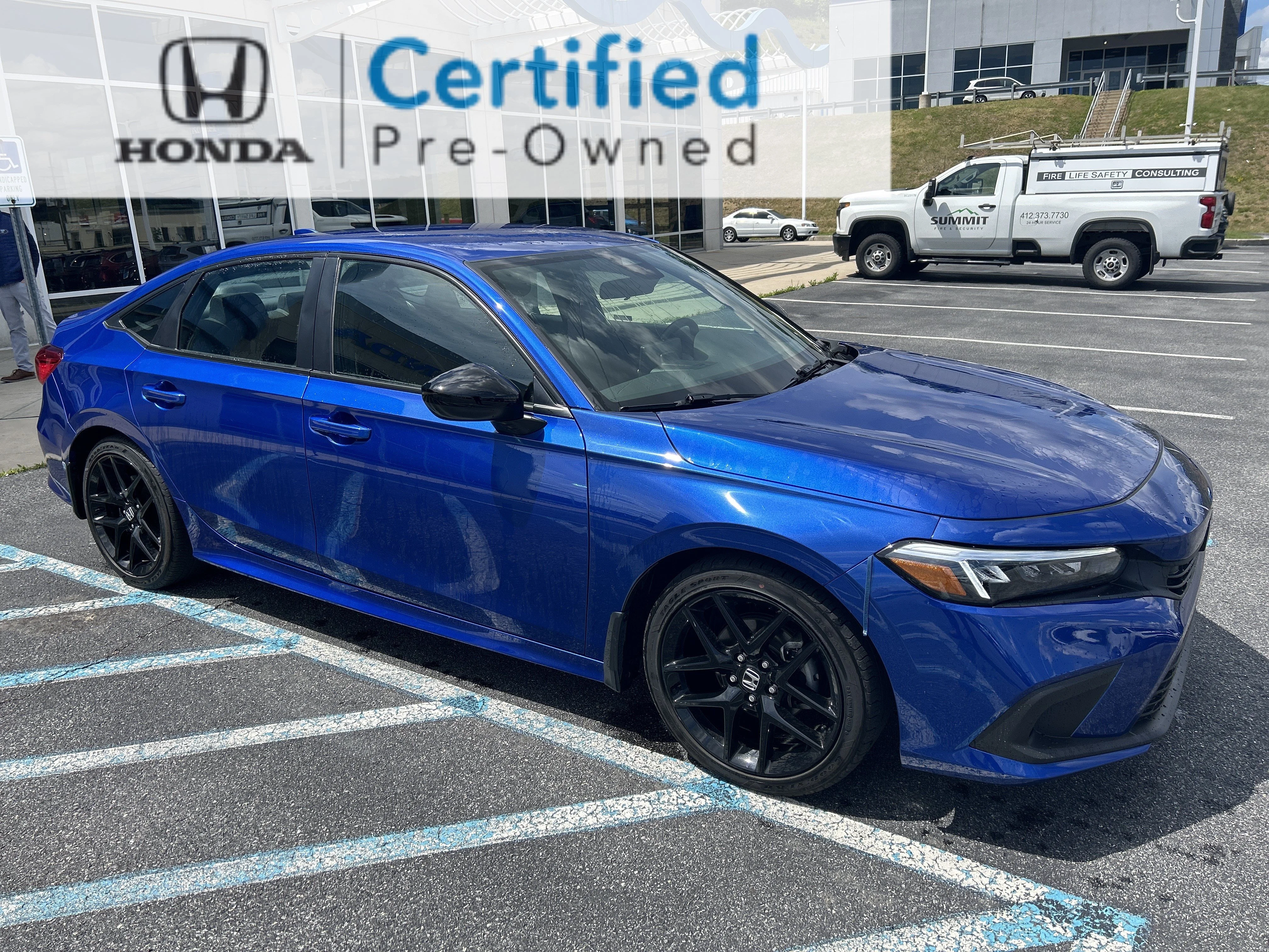 Certified Used 2024 Aegean Blue Metallic Honda 2.0L 4D SPORT image 11