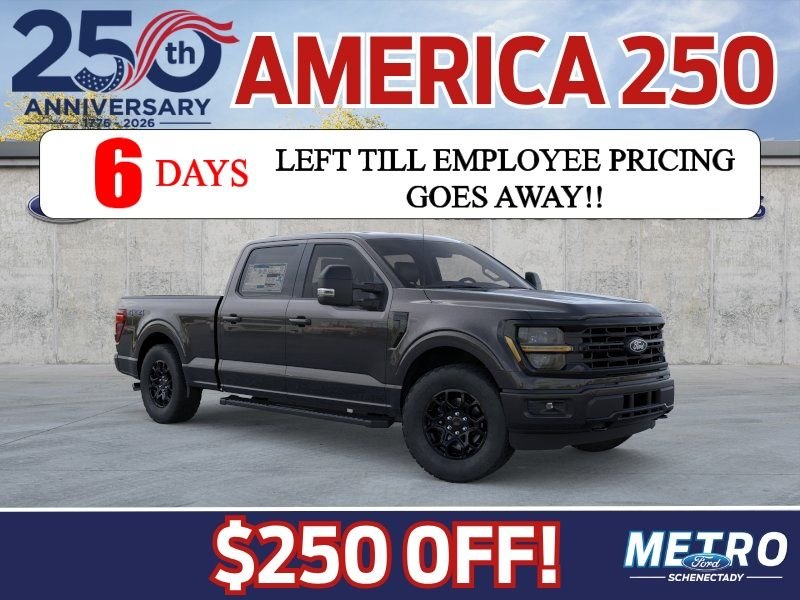 New 2026 Agate Black Metallic Ford XLT image 1
