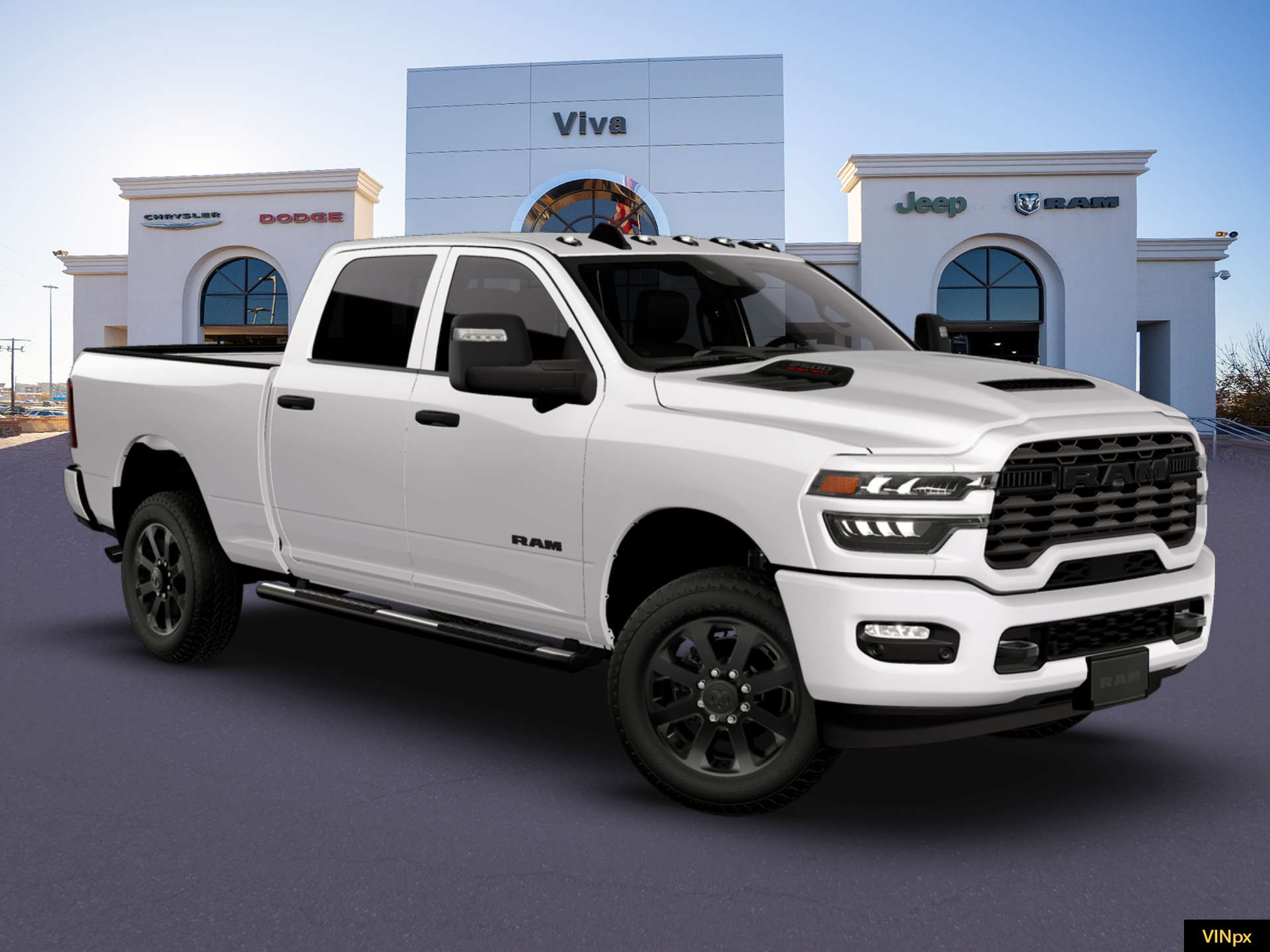 New 2026 Bright White Clear-Coat Exterior Paint RAM  image 23