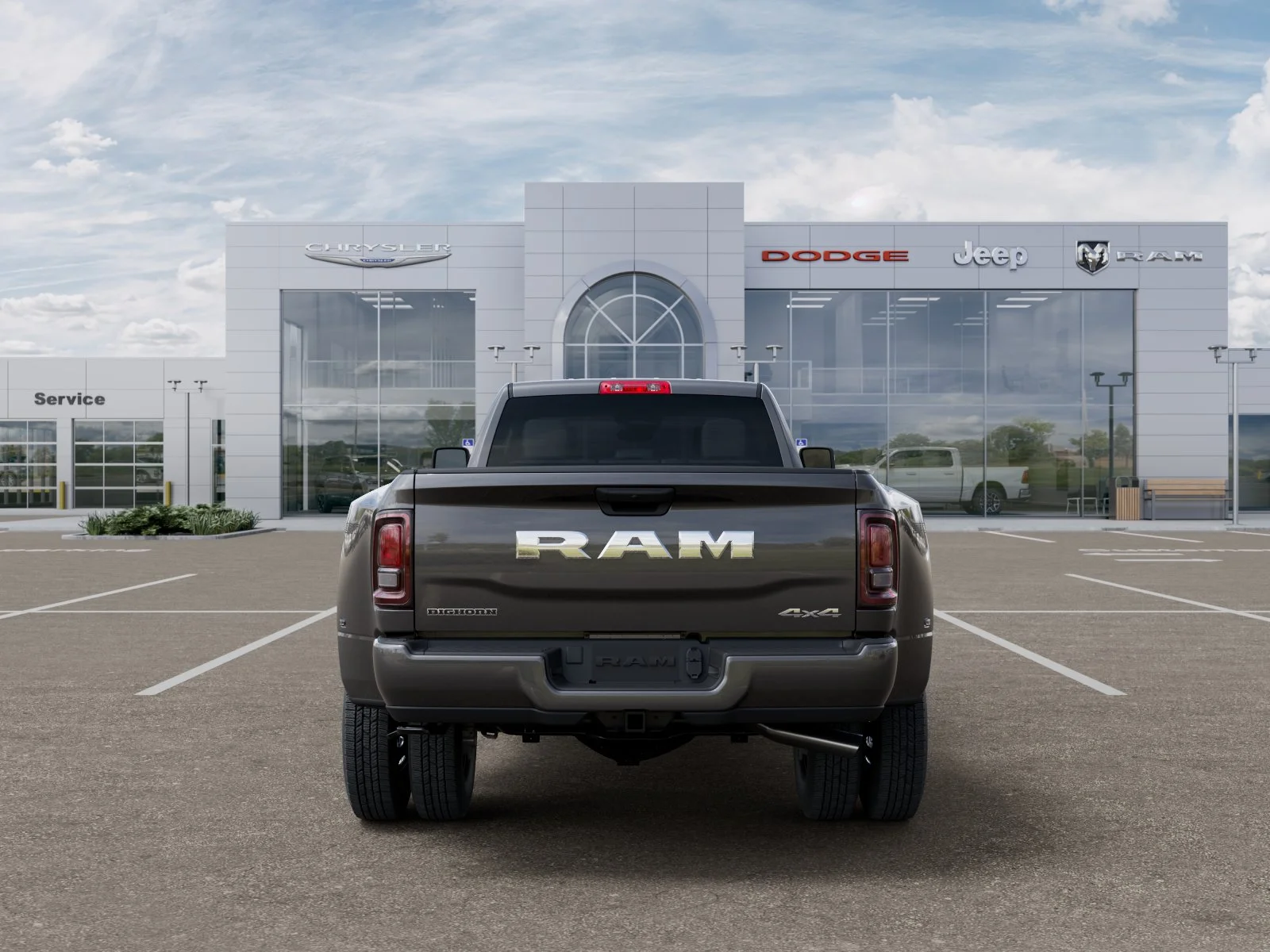 New 2026 Granite Crystal Metallic Clear-Coat Exterior Paint RAM Big Horn image 37