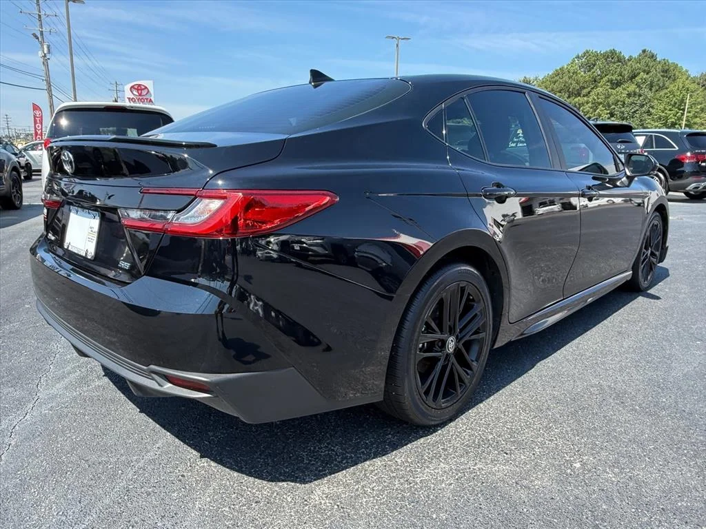 Certified Used 2025 Midnight Black Metallic Toyota SE image 7