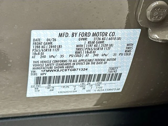 New 2026 Gray Ford Tremor image 20