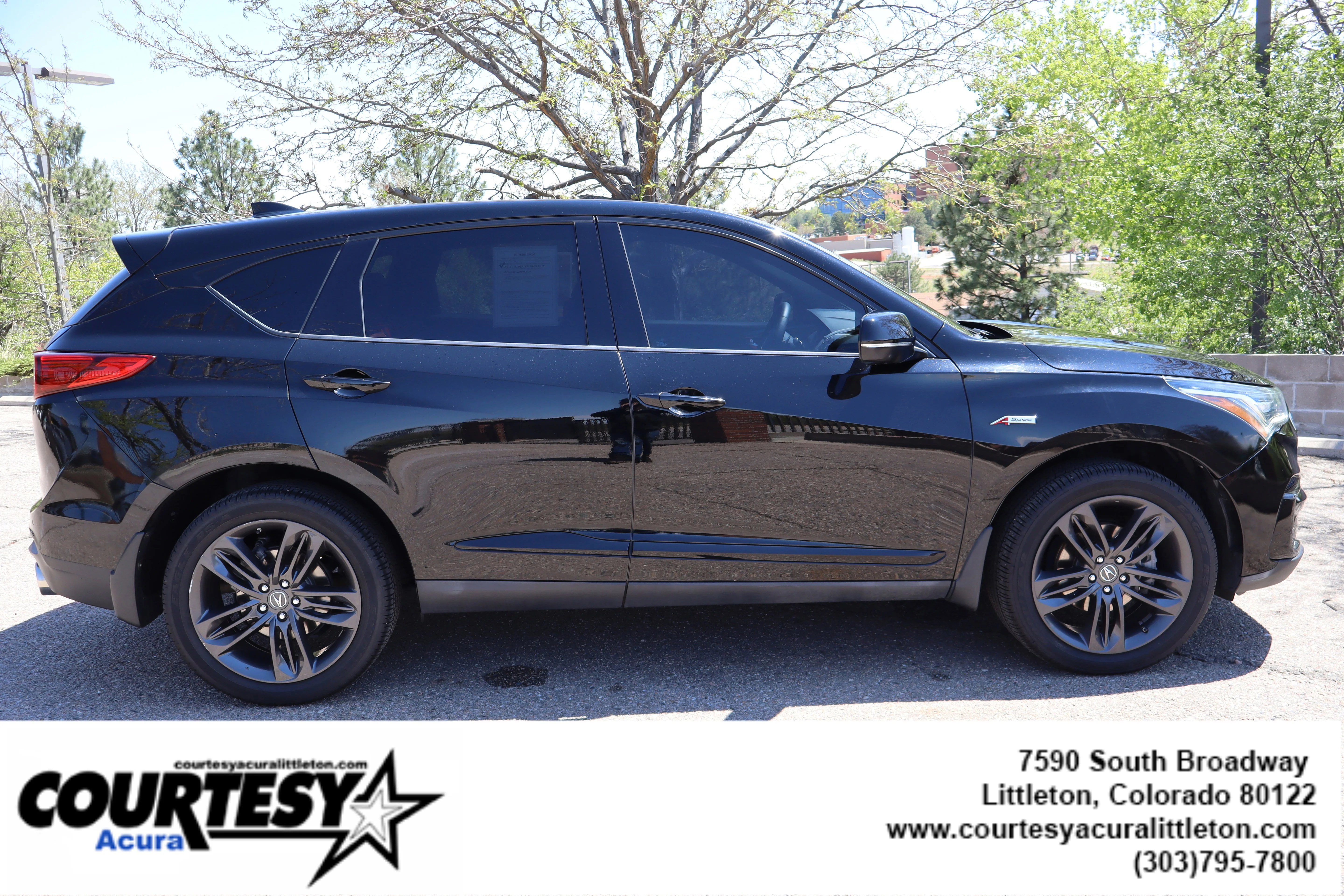 Used 2021 Majestic Black Pearl Acura SH-AWD A-Spec image 8