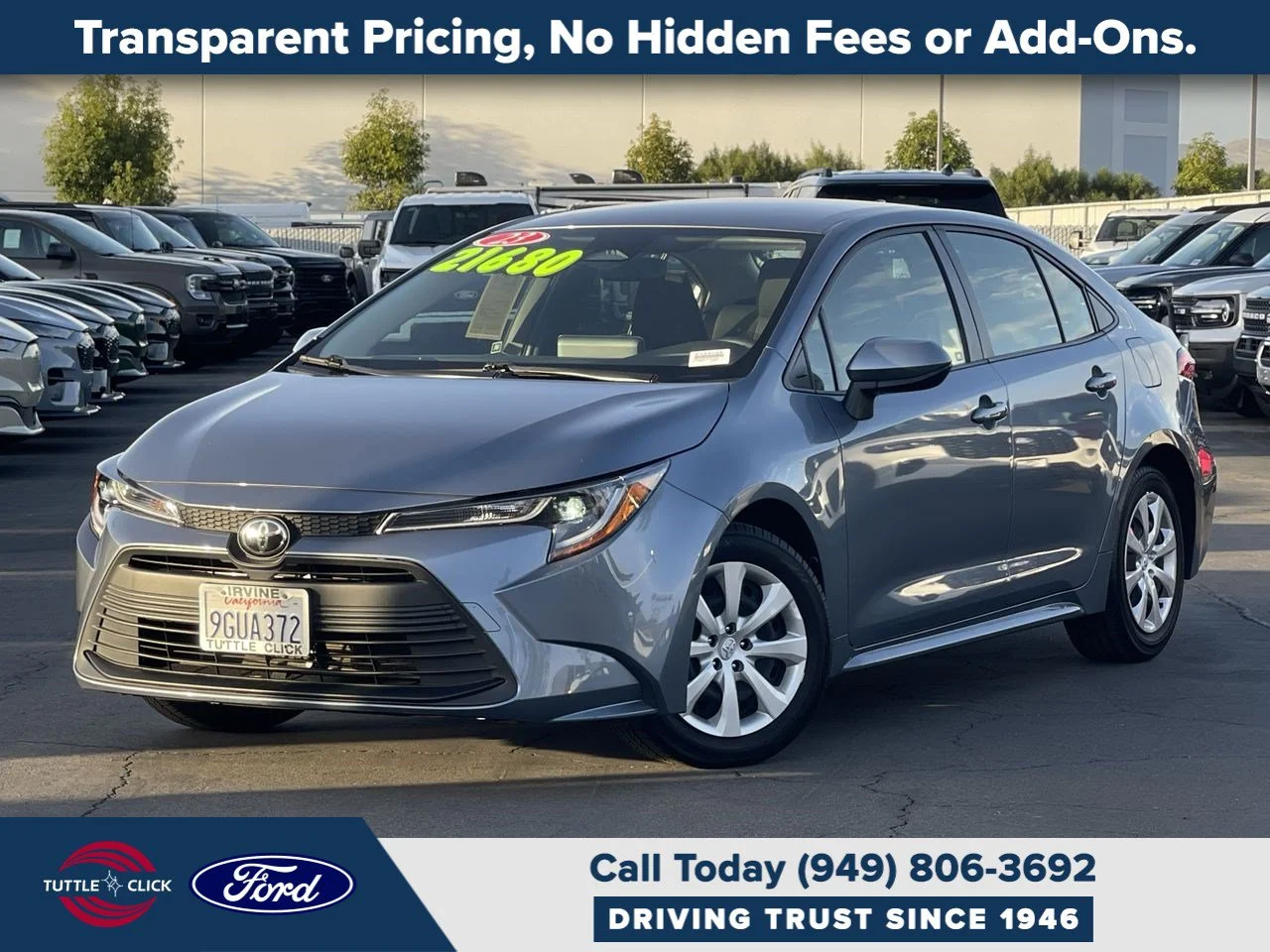 Used 2023 CELESTITE Toyota LE image 1