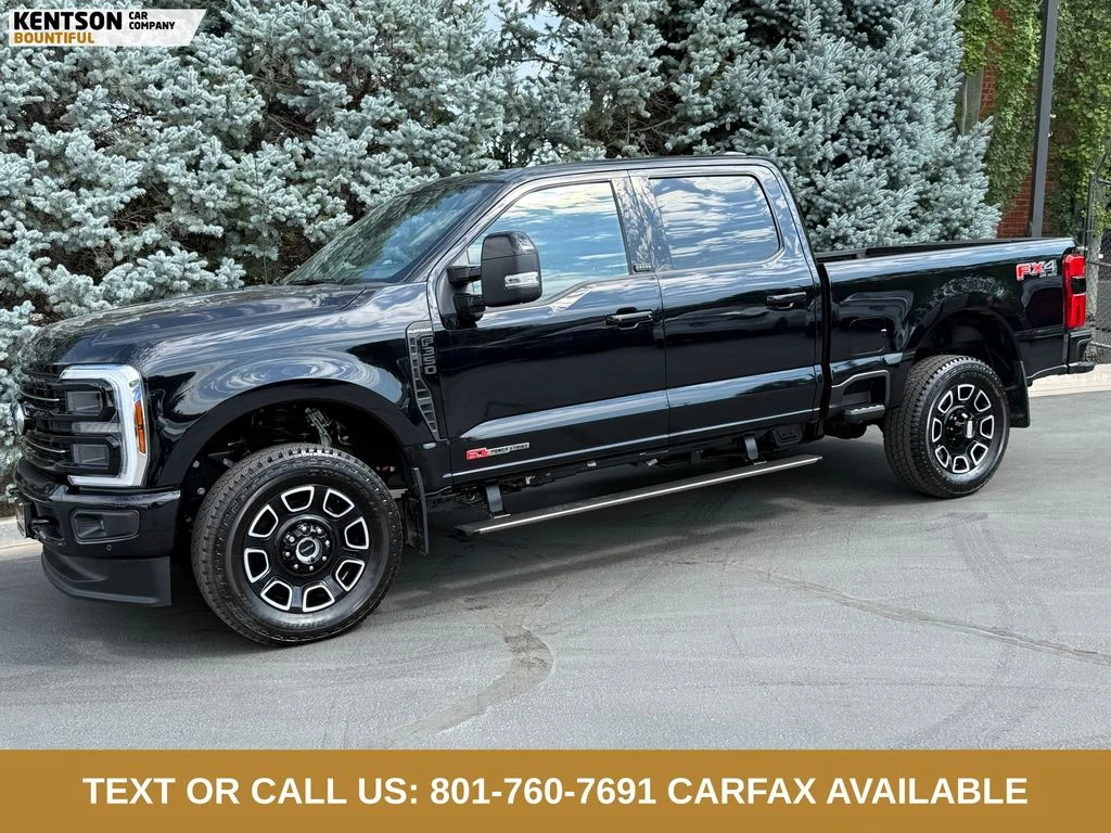 Used 2025 Black Ford Platinum image 1