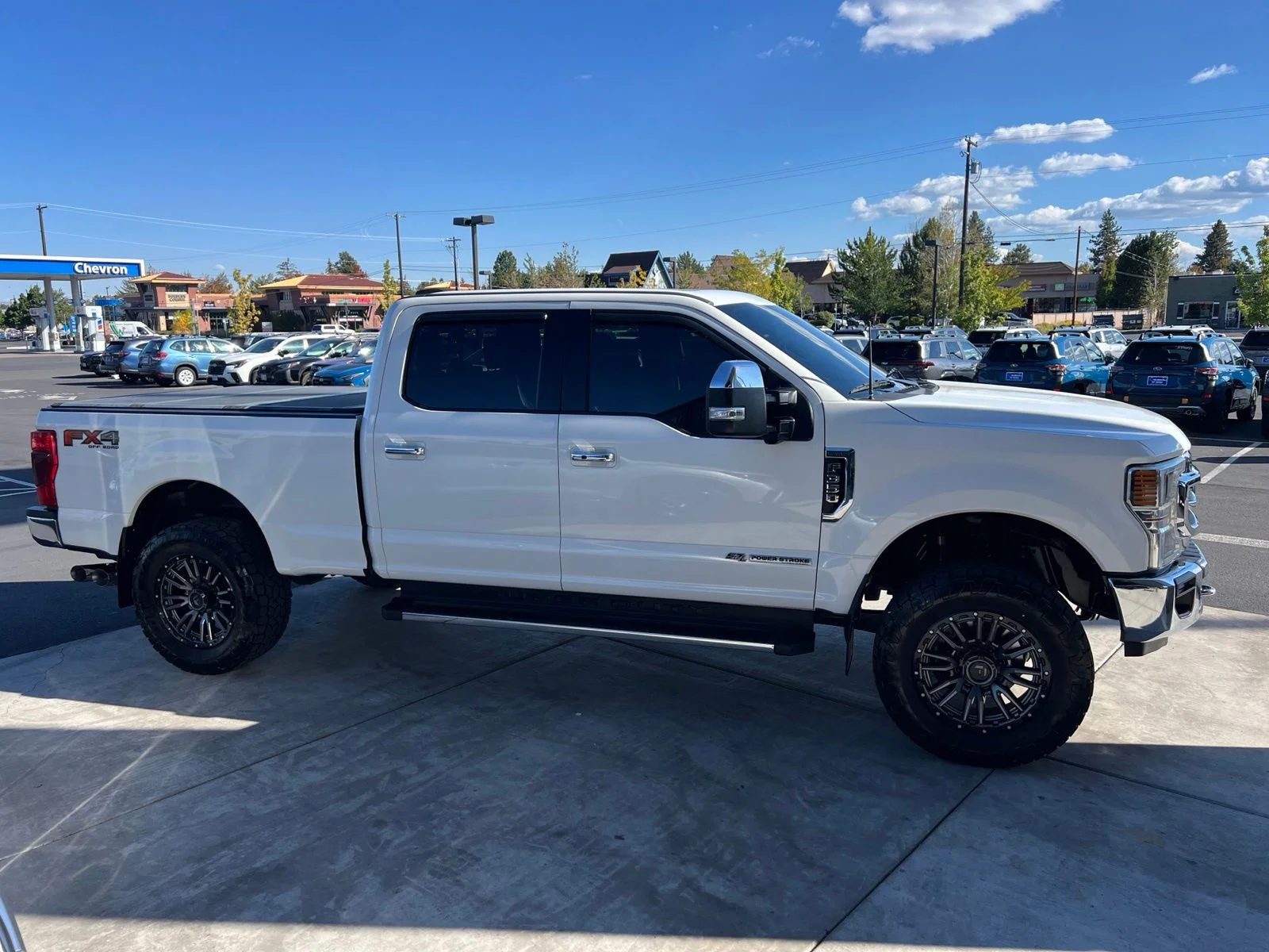 Used 2021 Star White Metallic Tri-Coat Ford Lariat image 4