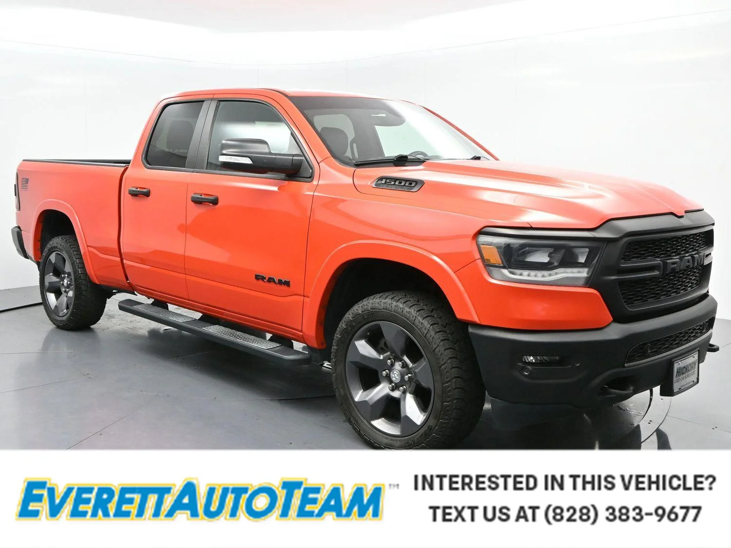 Used 2021 Spitfire Orange Clearcoat Ram Big Horn image 1