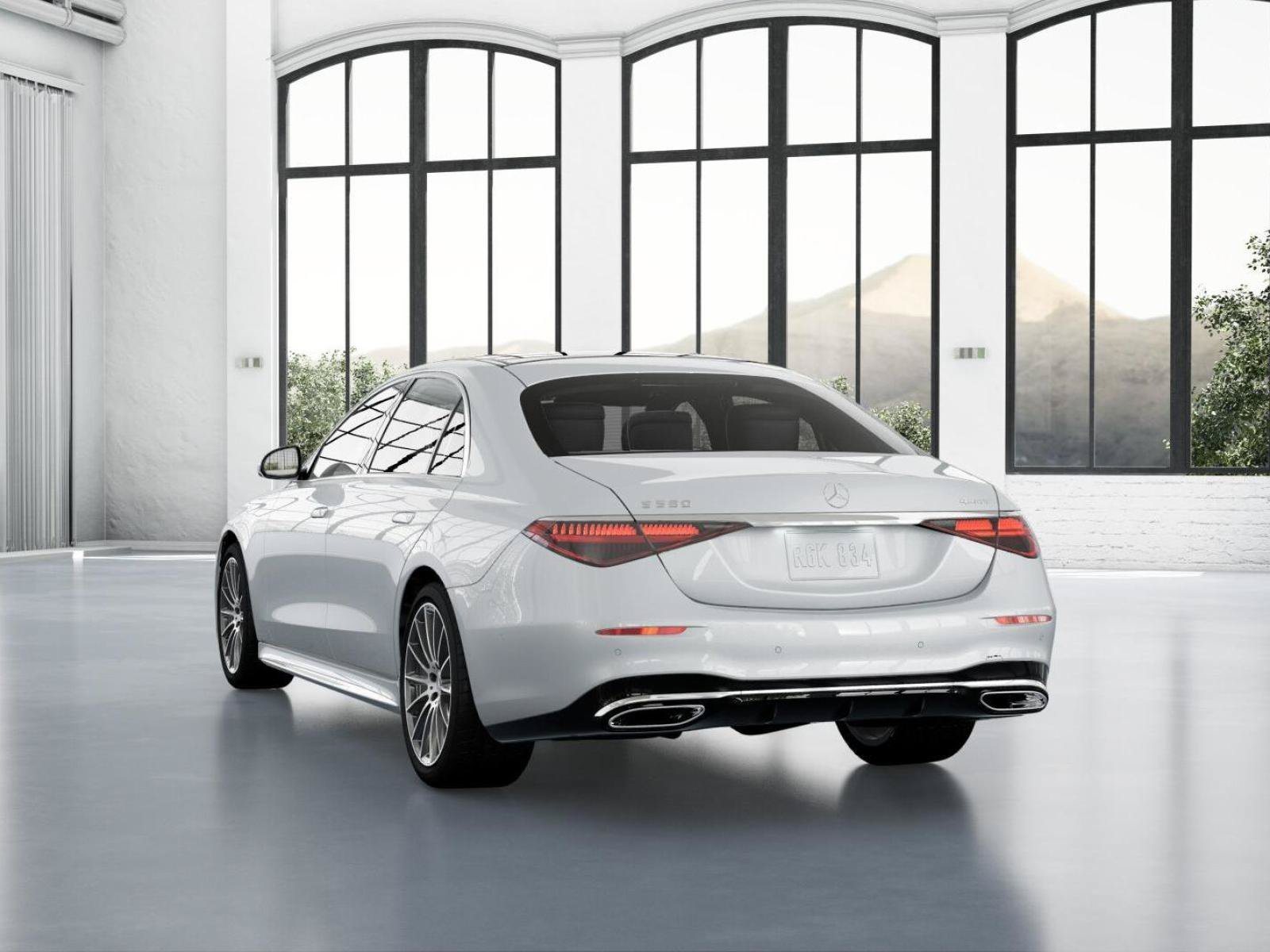 New 2026 MANUFAKTUR Moonlight White Metallic Mercedes-Benz S 580 image 27