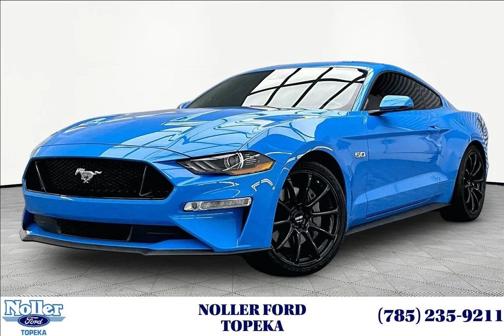 Certified Used 2022 Grabber Blue Ford GT Premium image 1