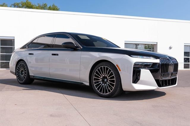 Certified Used 2025 Mineral White Metallic BMW 760i xDrive image 8