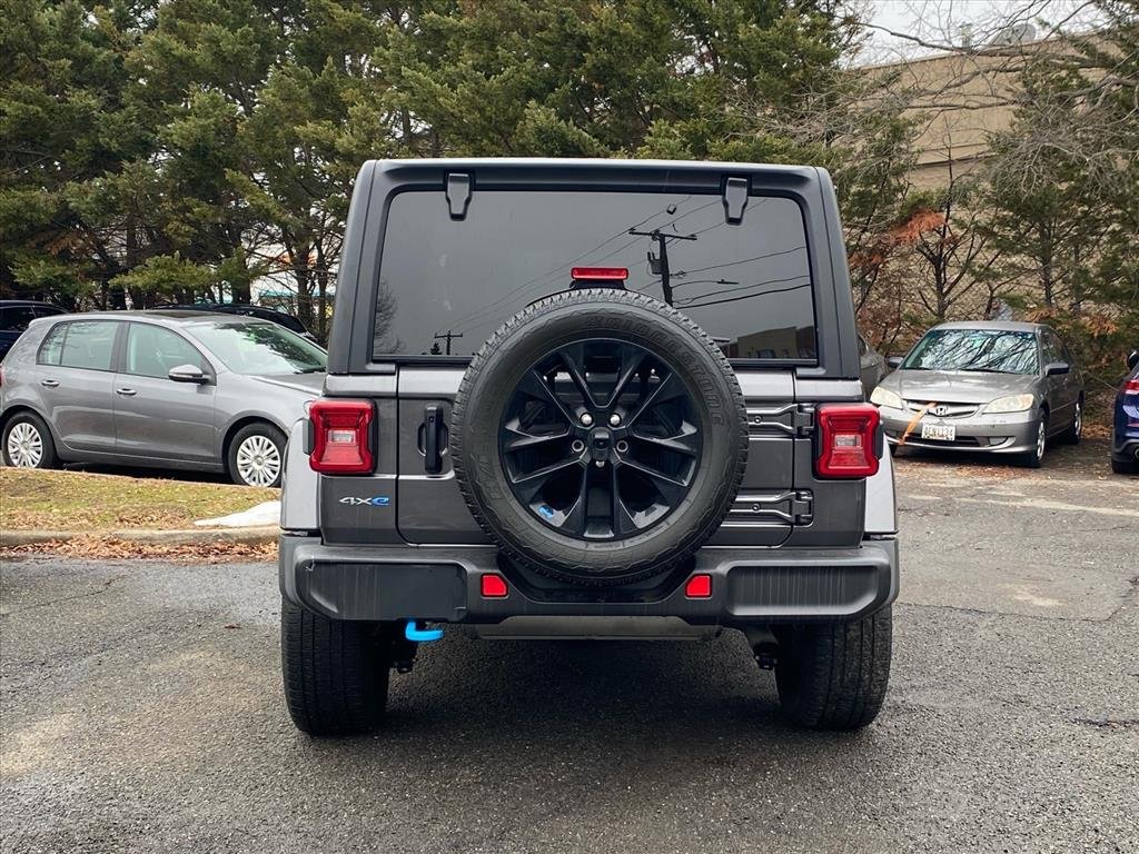 Used 2023 Gray Jeep Sahara 4xe image 4