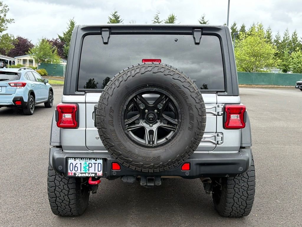 Used 2018 Billet Silver Metallic Clearcoat Jeep Unlimited Rubicon image 7