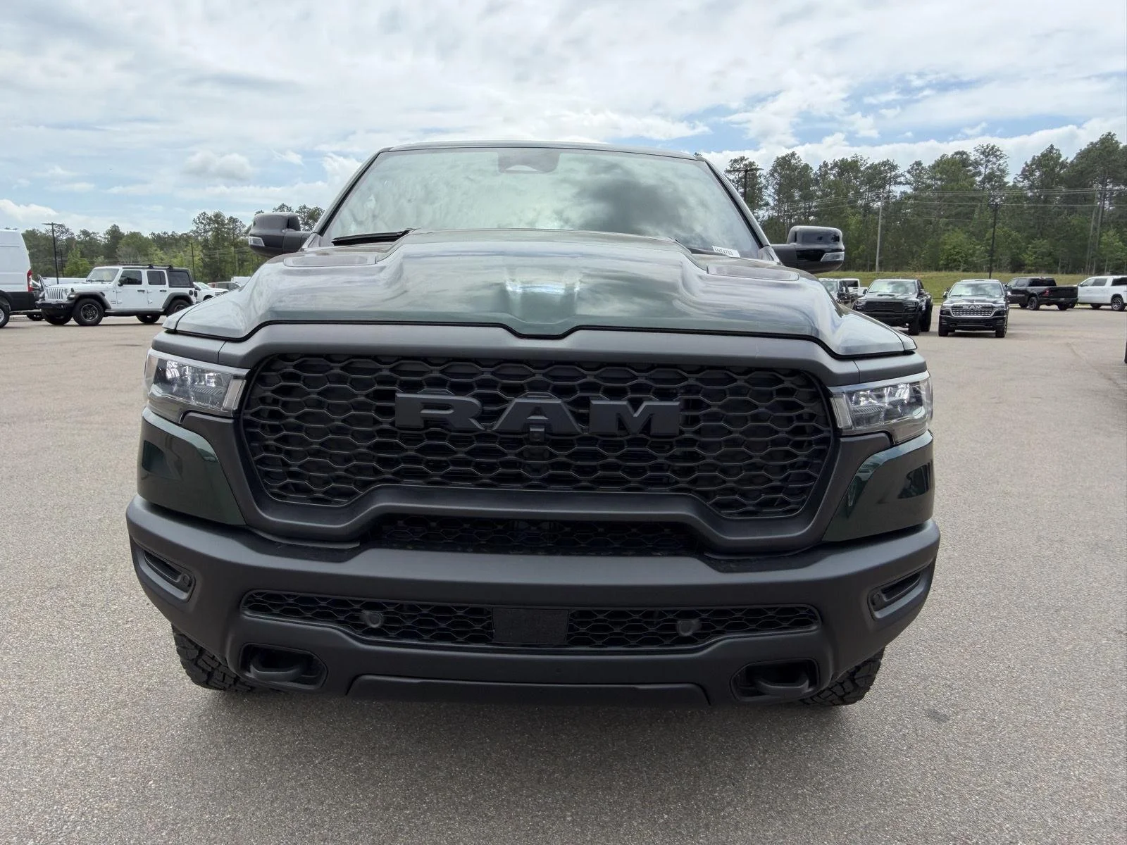 New 2026 Serrano-Green Metallic Exterior Paint RAM Rebel image 2