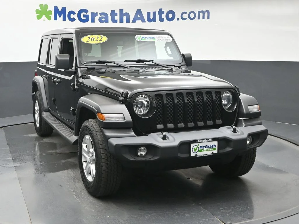 Used 2022 Black Jeep Unlimited Sport S image 6