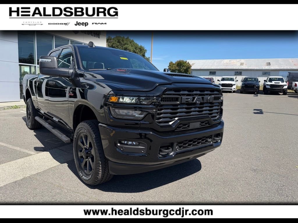 New 2026 Diamond Black Crystal Pearl-Coat Exterior Paint RAM Tradesman image 7