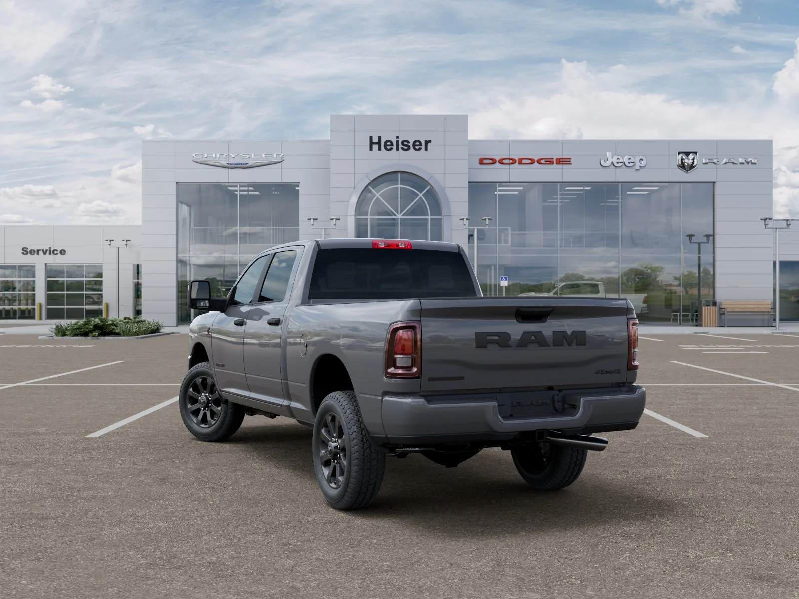 New 2026 Ceramic Gray Clear-Coat Exterior Paint RAM Big Horn image 29