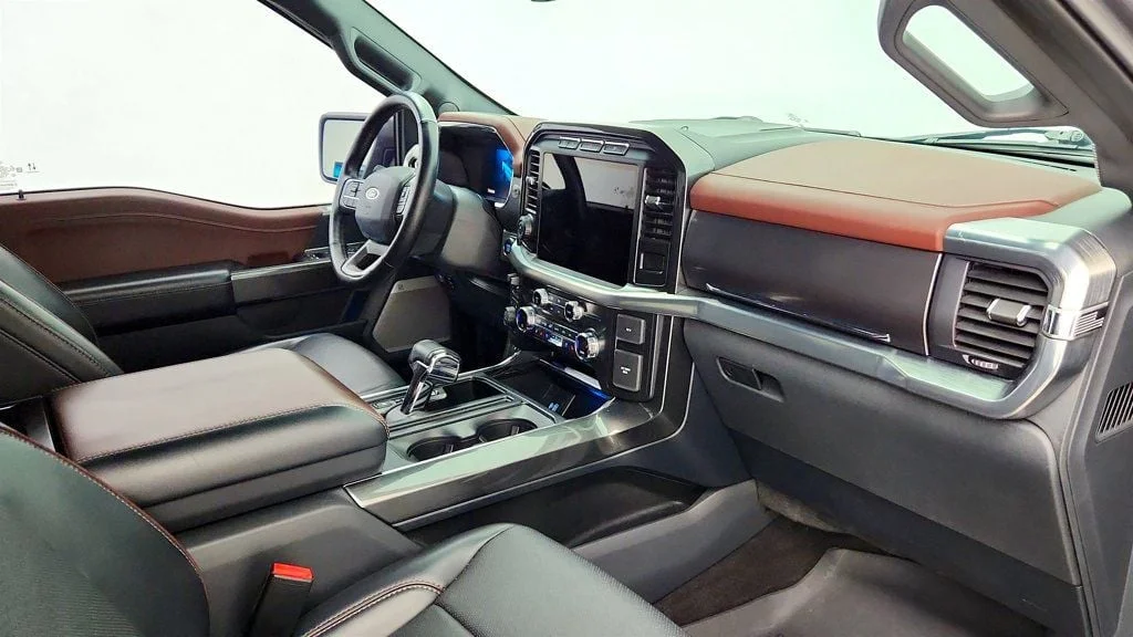 Used 2021 Carbonized Gray Metallic Ford LARIAT 4WD SuperCrew 5