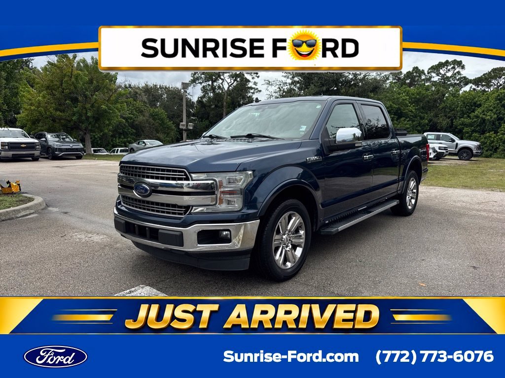 Used 2019 Blue Ford Lariat image 1