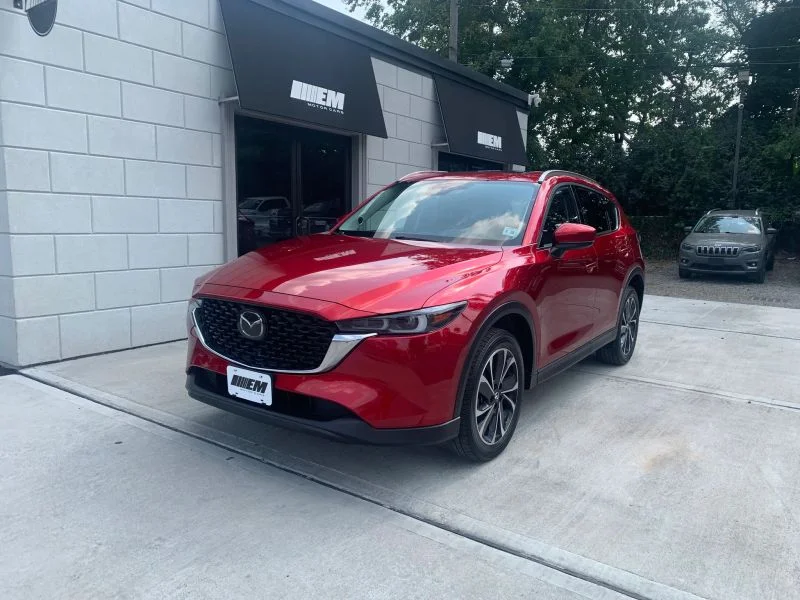 Used 2023 Red MAZDA 2.5 S Premium Sport Utility 4D image 2