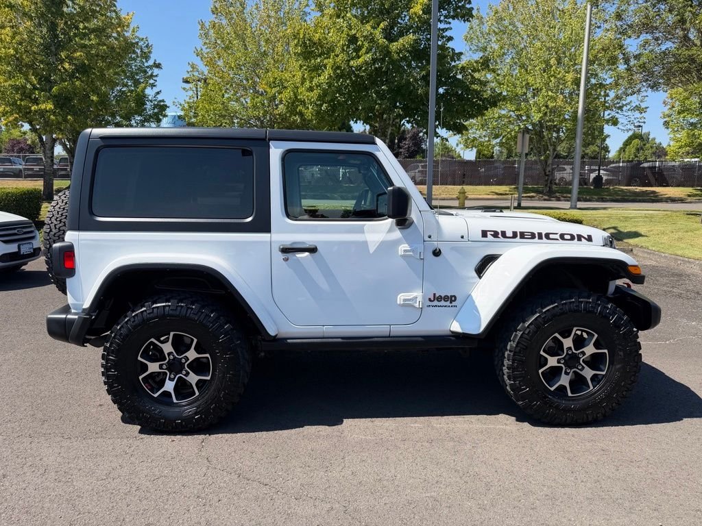 Used 2023 Bright White Clearcoat Jeep Rubicon image 9
