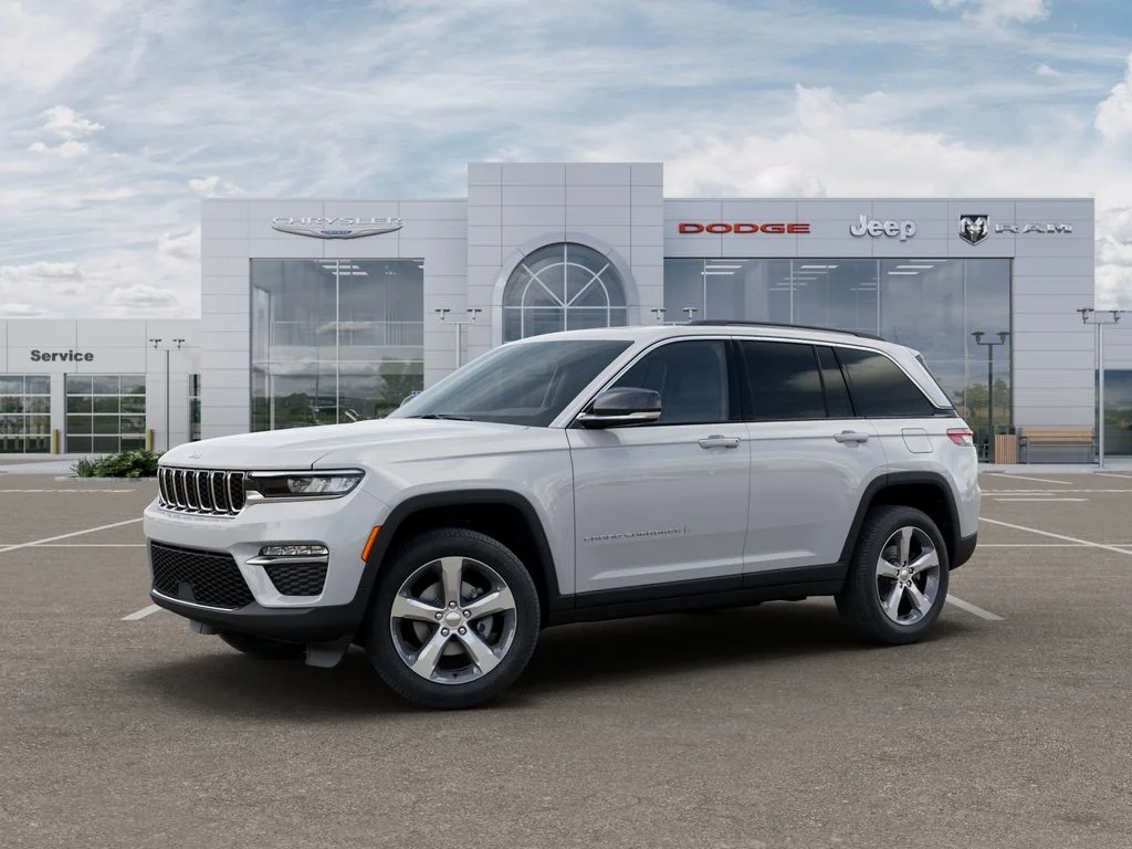 New 2025 Bright White Clear-Coat Exterior Paint Jeep Limited image 2