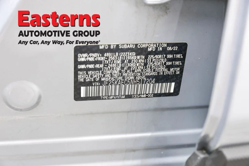 Used 2022 Silver Subaru Premium image 39
