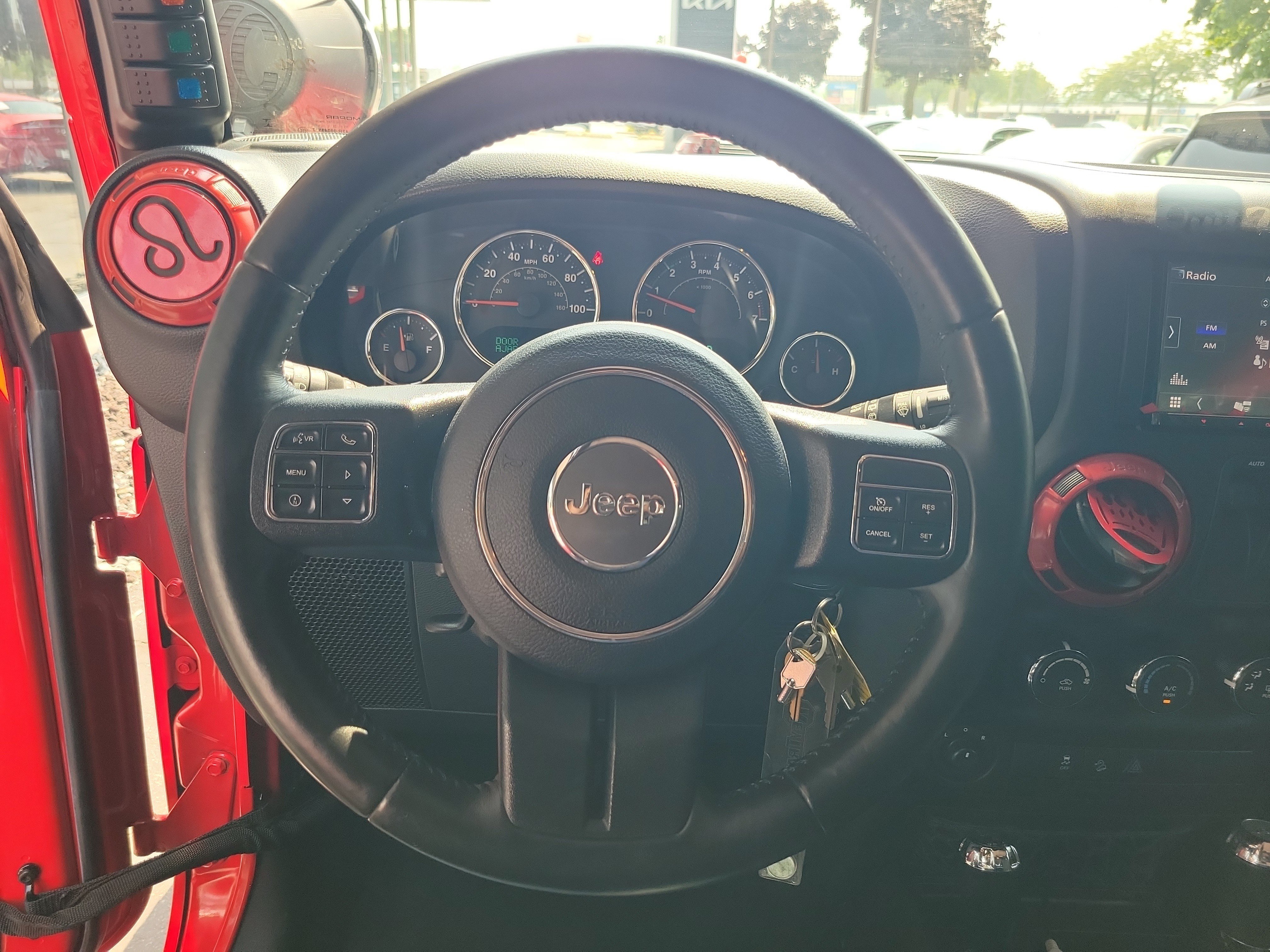 Used 2017 Firecracker Red Clearcoat Jeep Sport image 17