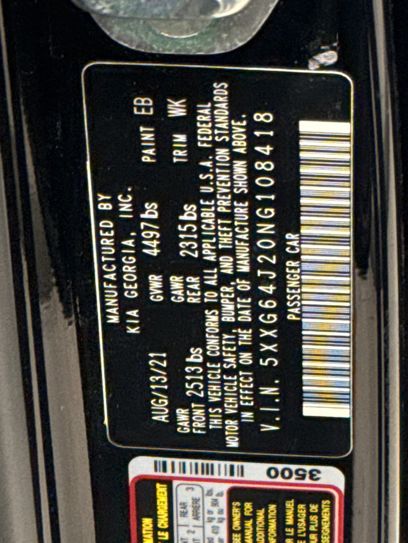 Used 2022 Ebony Black Kia GT-Line AWD image 13