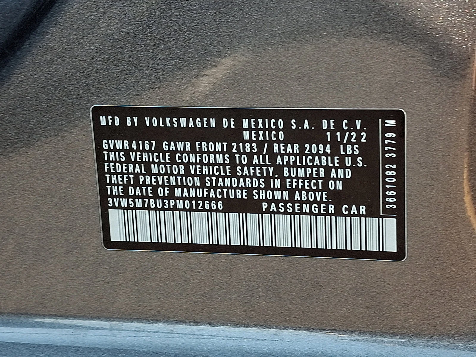 Certified Used 2023 Platinum Gray Metallic   2R2r Volkswagen S image 25