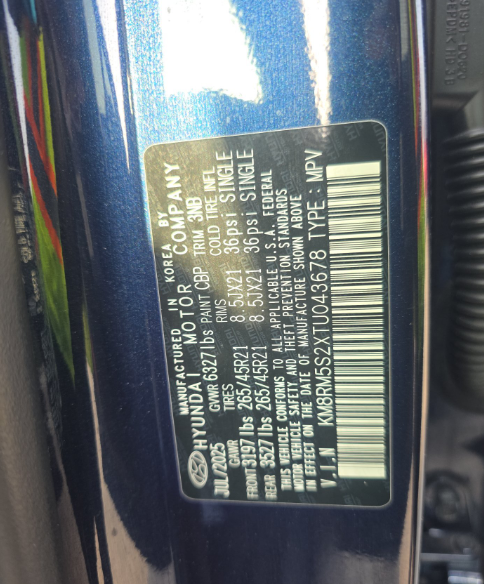 Certified Used 2026 Blue Hyundai Calligraphy image 8