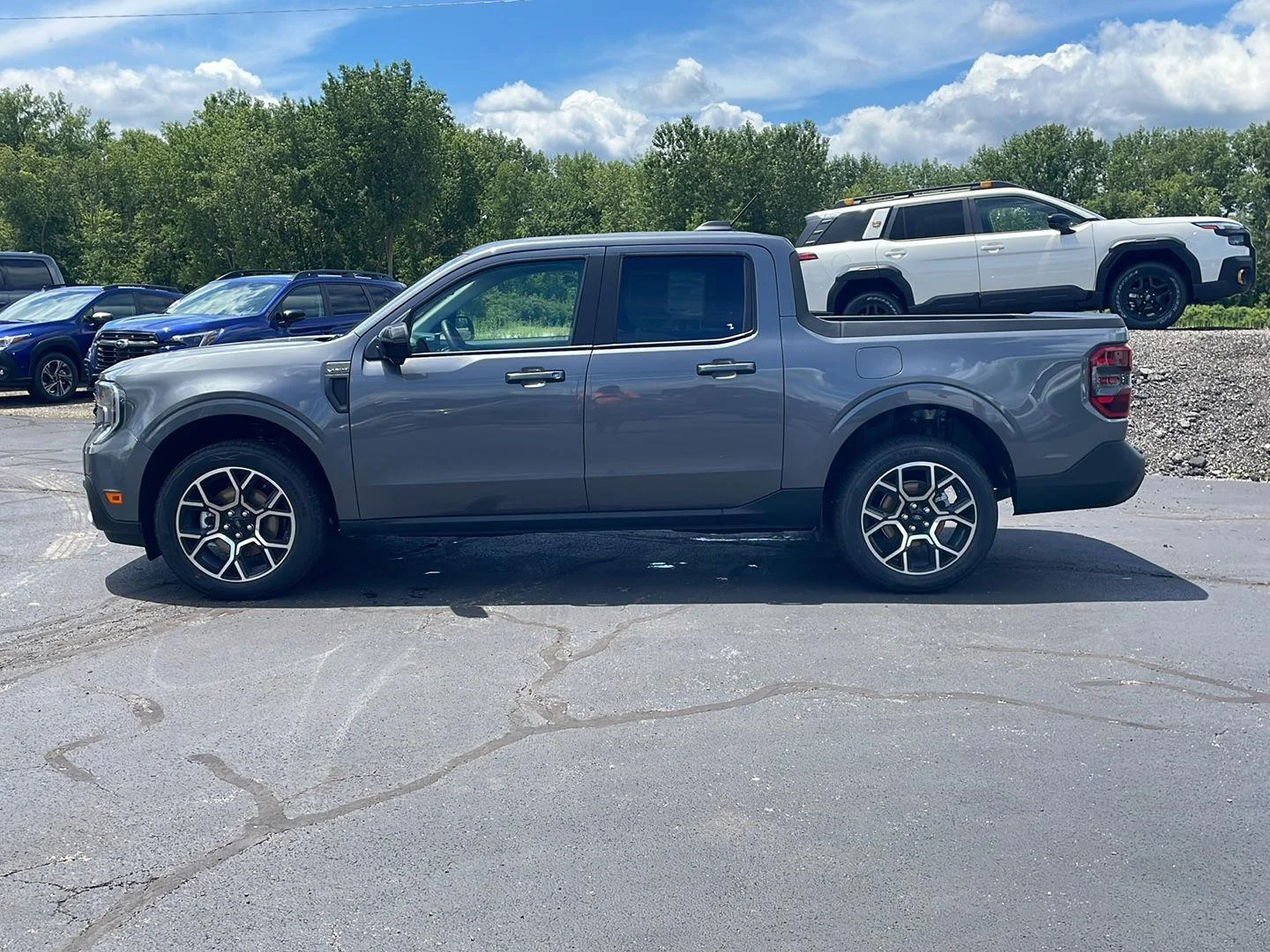 New 2026 Carbonized Gray Metallic Ford LARIAT image 2