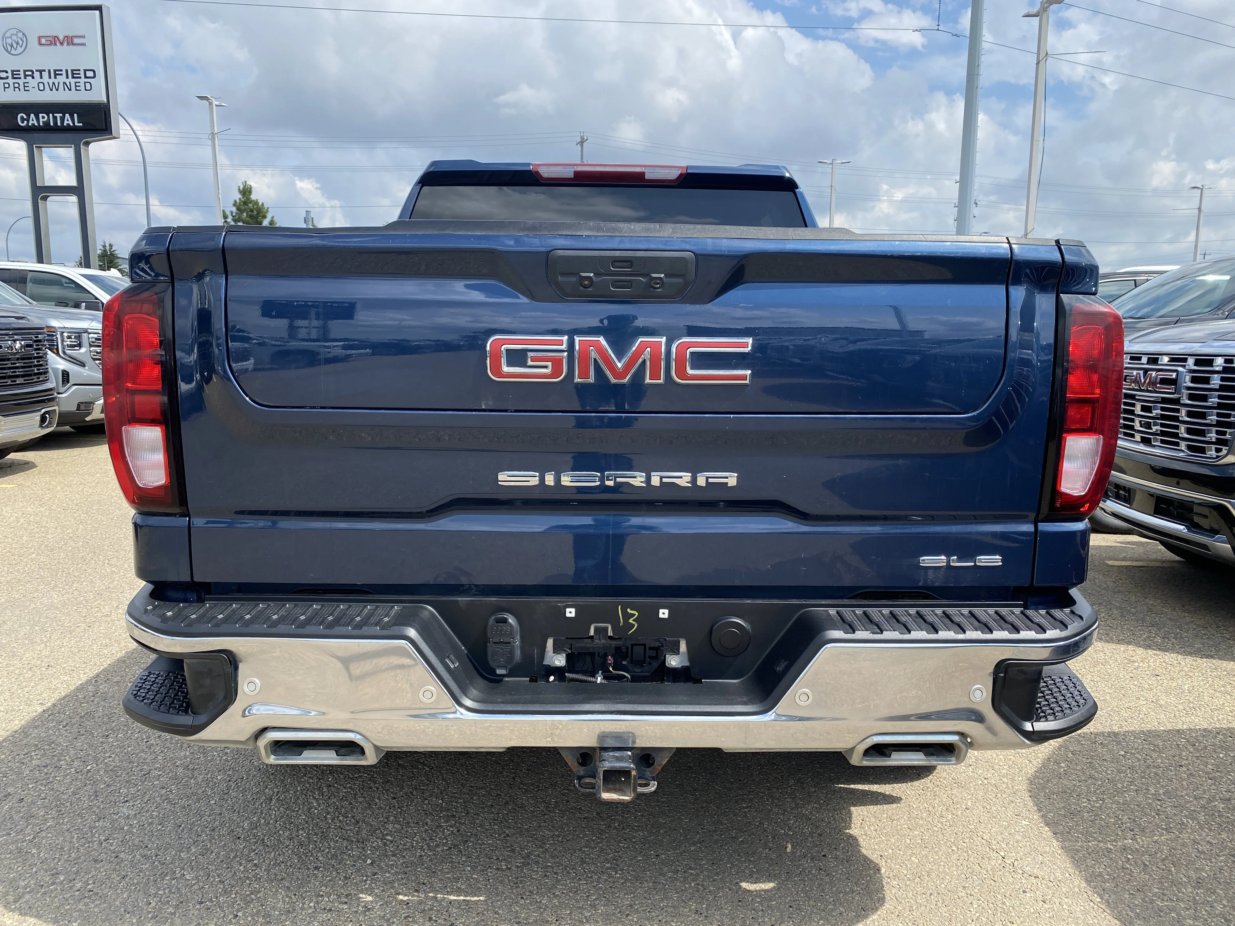 Used 2022 Blue GMC Crew Cab SLE image 4