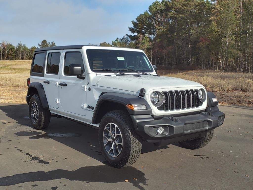 Used 2025 Bright White Clearcoat Jeep Sport S image 3