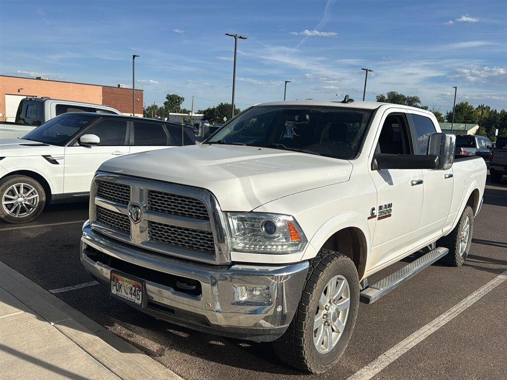 Used 2018 Bright White Clearcoat Ram Laramie image 1