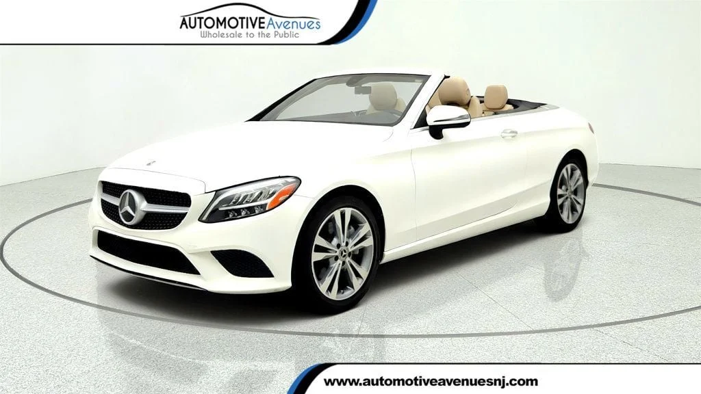 Used 2020 Polar White Mercedes-Benz C 300 Cabriolet image 1