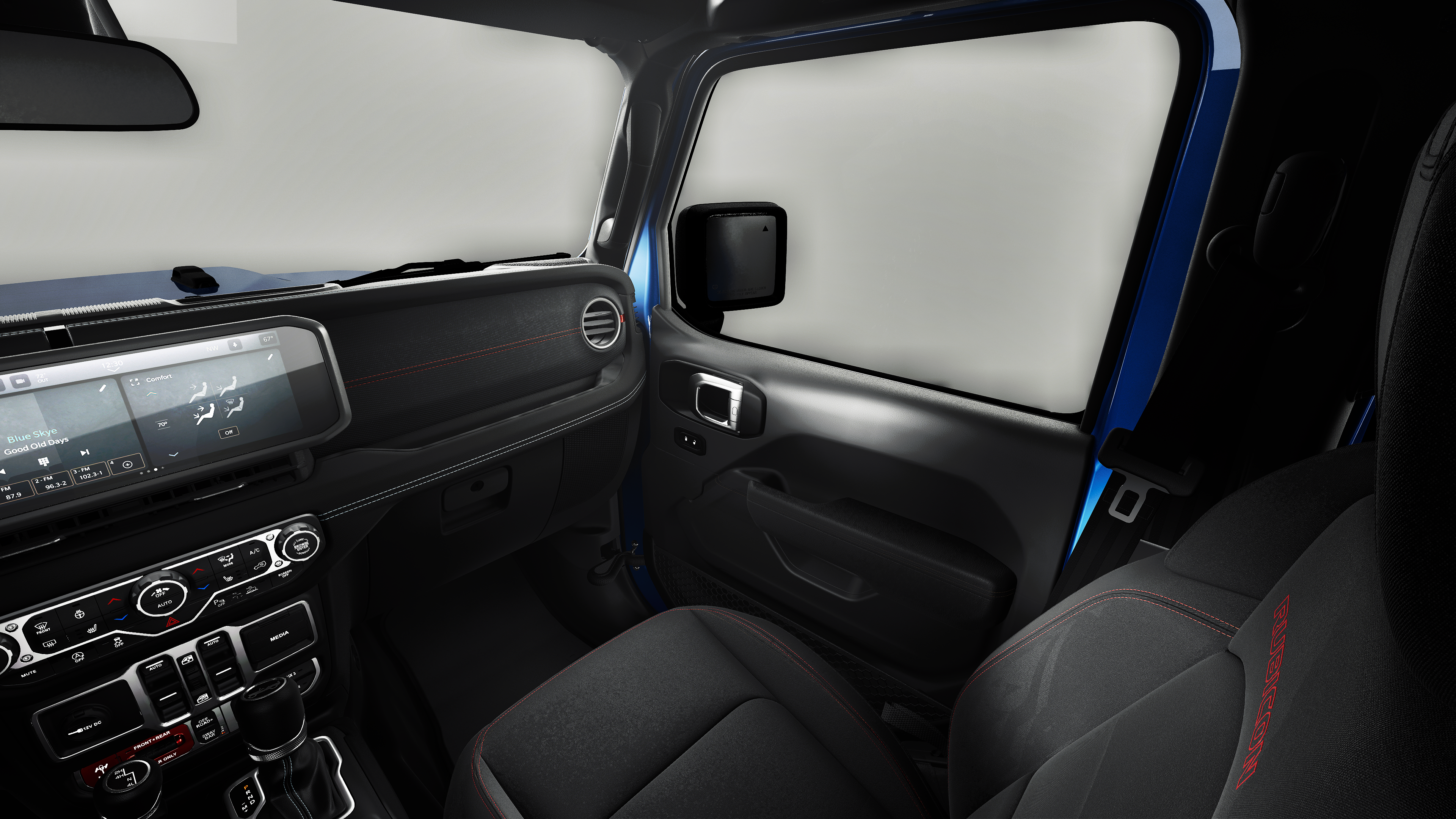 New 2027 Hydro Blue Pearl-Coat Paint Jeep Rubicon image 7