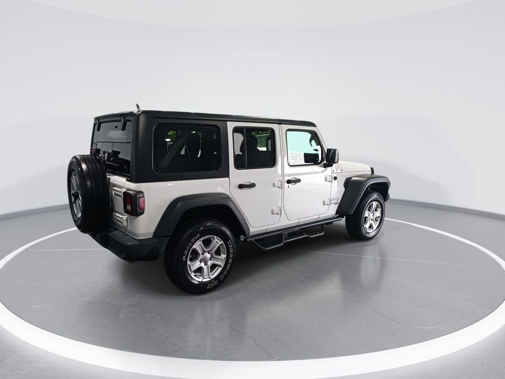 Used 2020 White Jeep Unlimited Sport S image 8