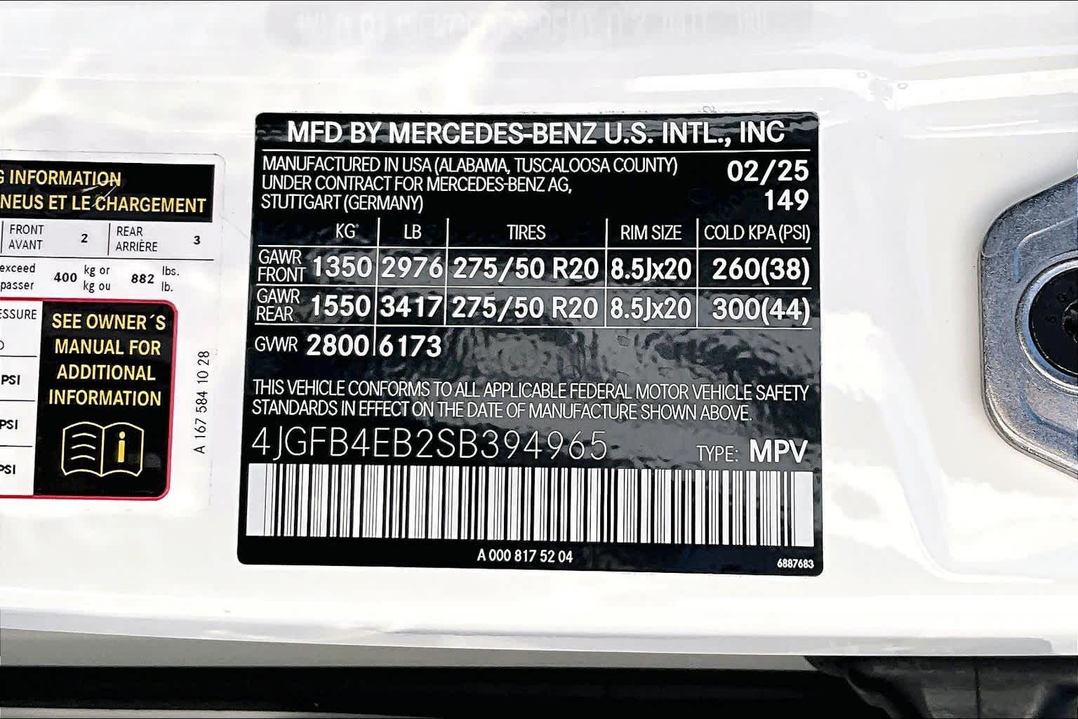 Used 2025 Polar White Mercedes-Benz GLE 350 image 37
