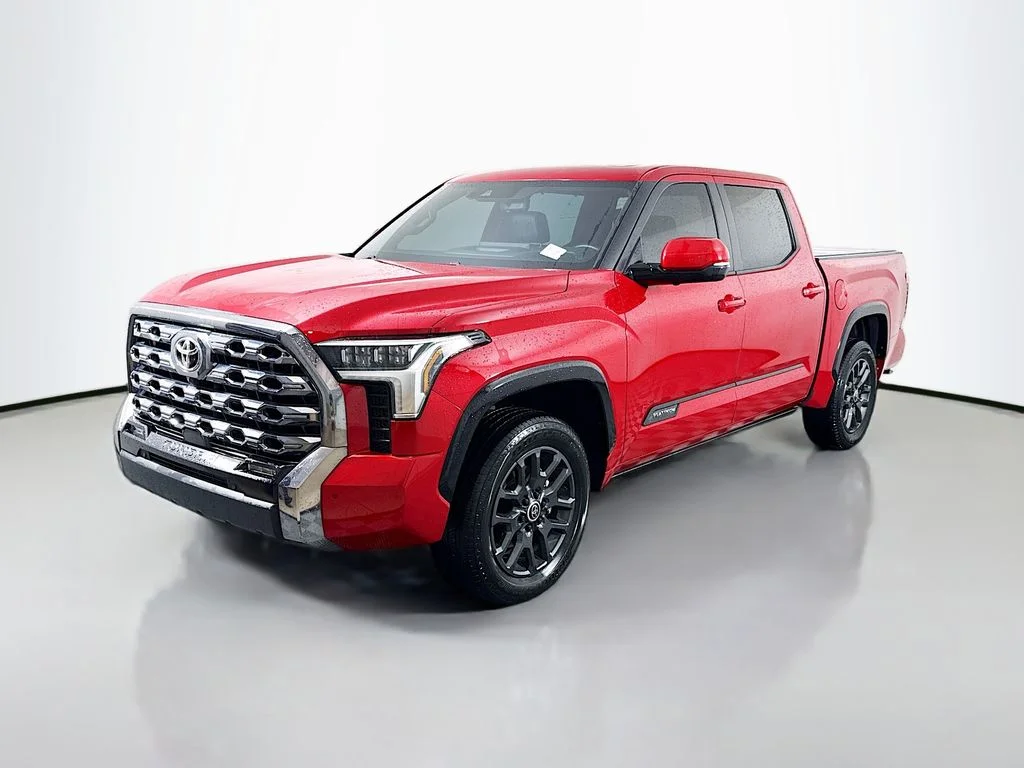 Used 2024 Red Toyota Platinum image 3