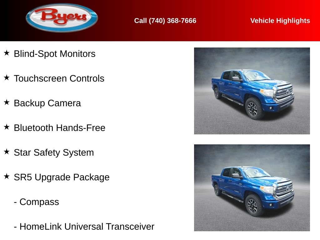 Used 2017 Blazing Blue Toyota SR5 image 12
