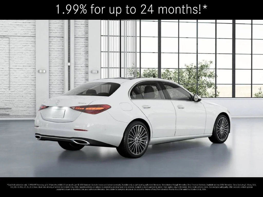 New 2026 Polar White Mercedes-Benz C 300 image 21